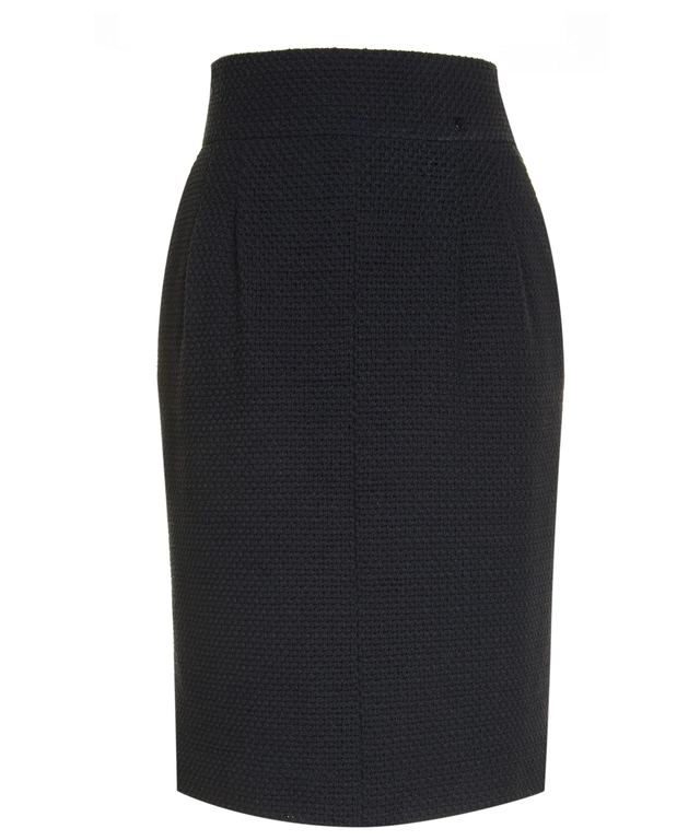 Chanel Black Pencil Skirt 07P