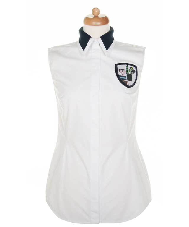 Christian Dior White Cotton Sleeveless Top