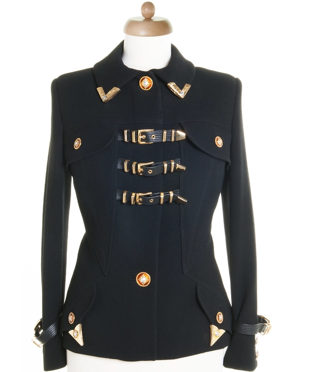 AW 1992 Versace Runway Jacket | Bondage Collection