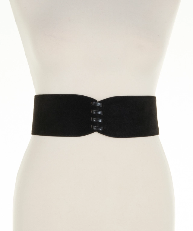 Azzedine Alaïa Black Suède Leather Belt