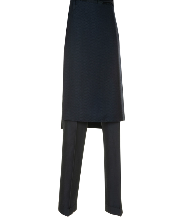 FW 2013 Dries Van Noten Runway Skirt-Overlay Trousers