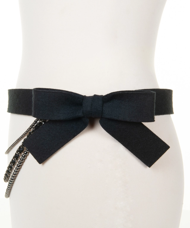 Fall - Winter 2002 Chanel Runway Multi-Strand Black Bow Belt