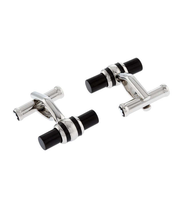 Montblanc Men's Onyx Bar Cufflinks