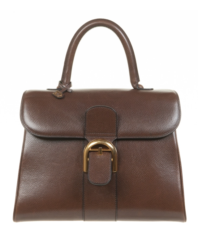 Delvaux Brown 'Brillant' MM Handbag