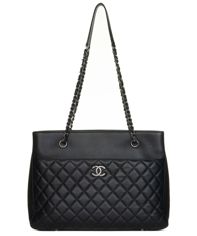 Chanel Urban Companion Shopping Tote Quilted Caviar Large