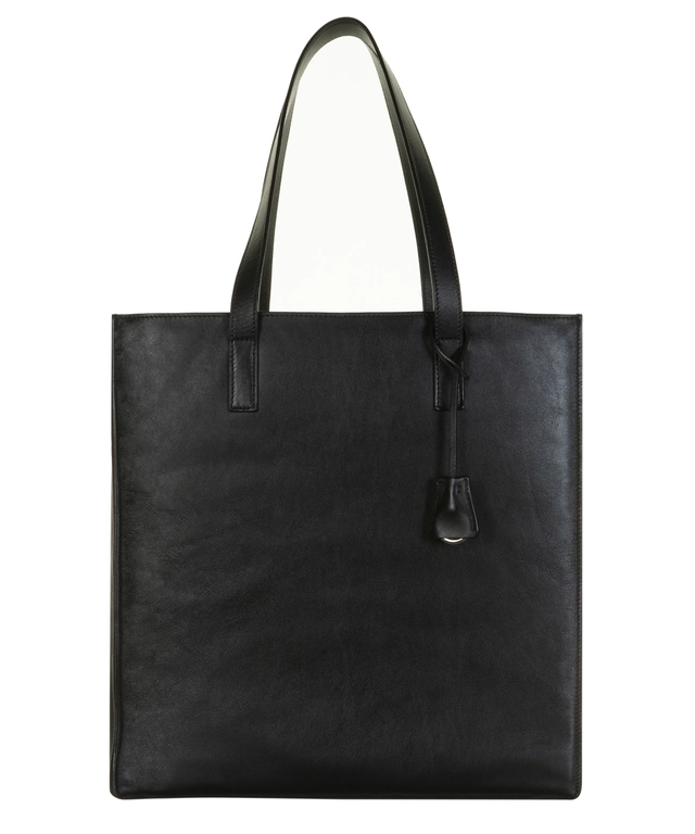 Prada Black Leather Shopper