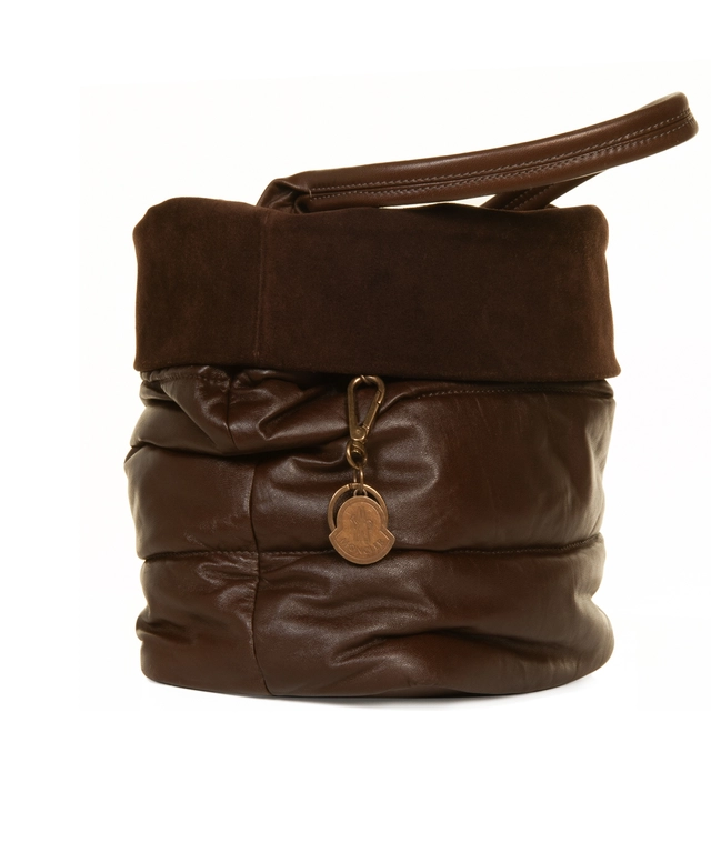 Moncler Quilted Down-Filled Bucket Bag