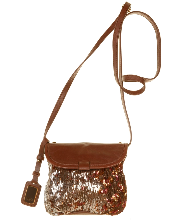 Ugg Brown Sequin Crossbody Bag
