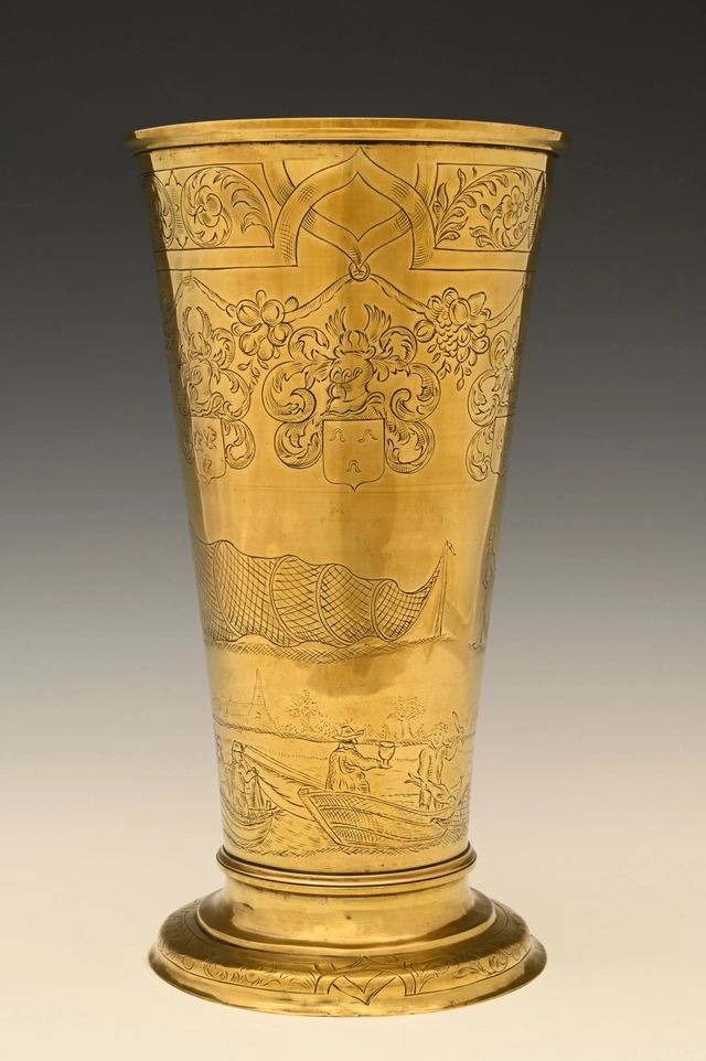 A rare brass cup - afbeelding 4