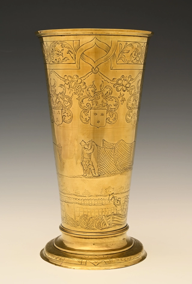 A rare brass cup - afbeelding 2