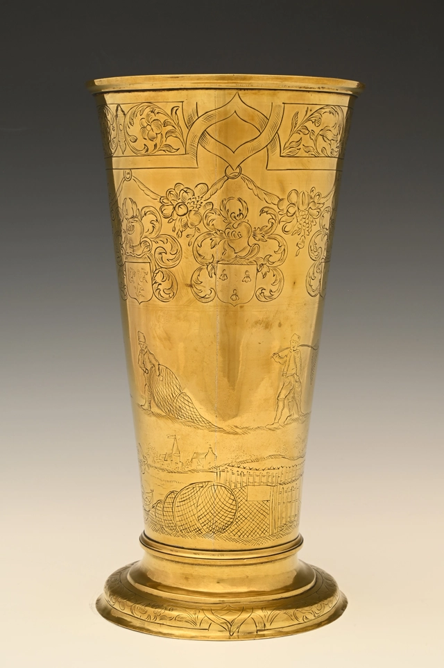 A rare brass cup - afbeelding 6