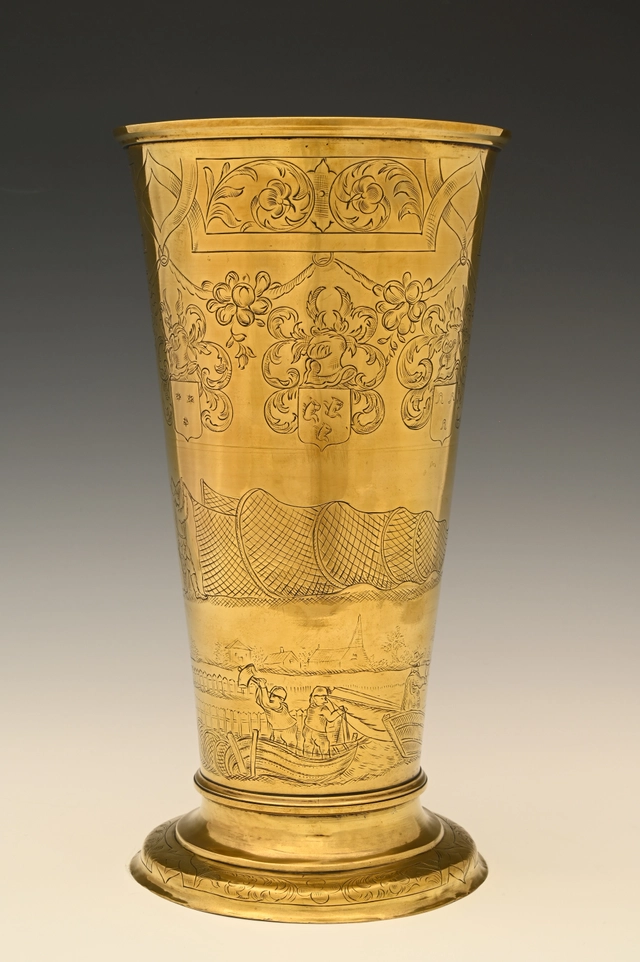 A rare brass cup - afbeelding 3