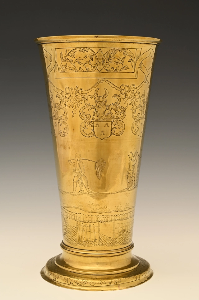 A rare brass cup - afbeelding 7