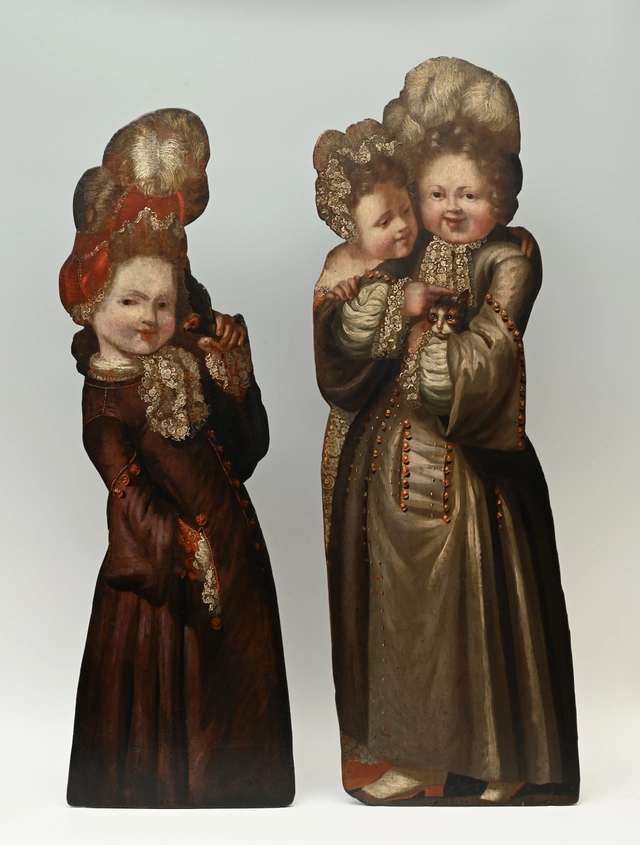 Twee haardpoppen - afbeelding 1