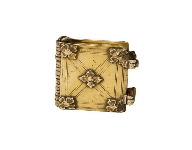 A gilded silver little book - image 2