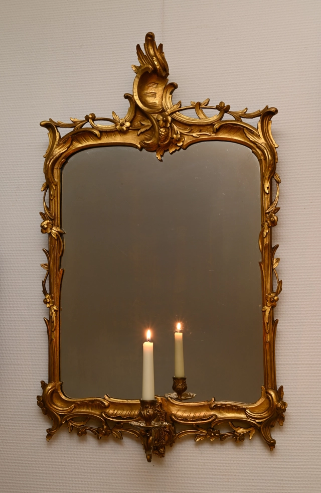 Een Hollands Rococo spiegeltje - afbeelding 2