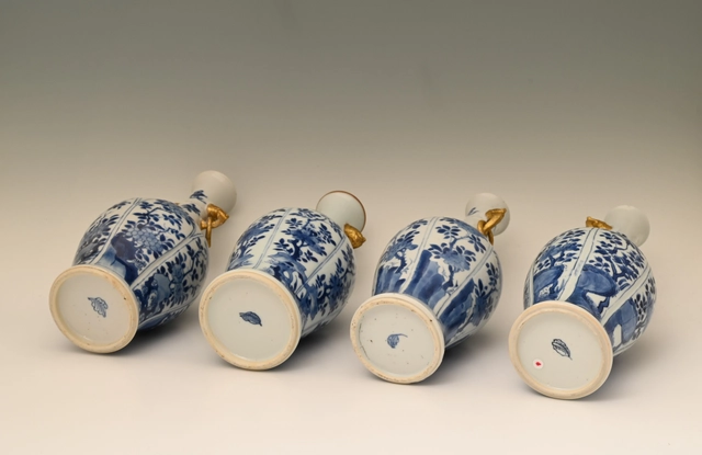 A very beautiful set of Chinese porcelain vases - image 5