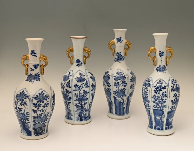 A very beautiful set of Chinese porcelain vases - image 1