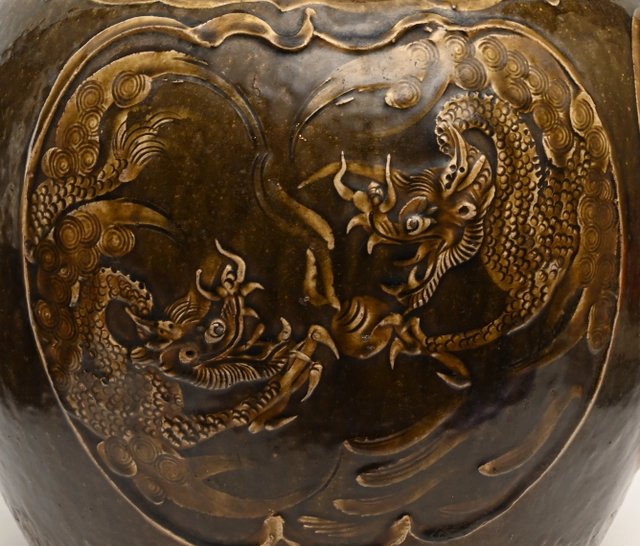 Eine große chinesische braun glasierte Vase - image 3