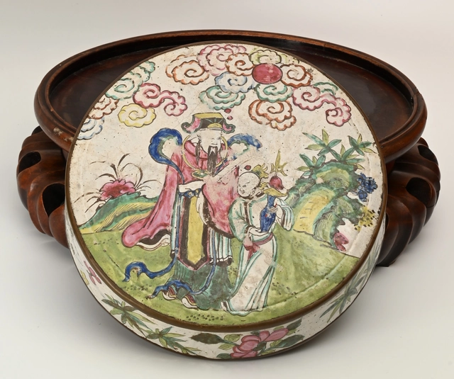 Eine große chinesische braun glasierte Vase - image 7