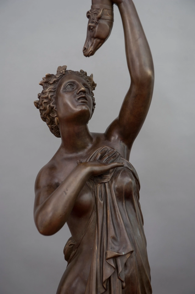 Une paire de bougeoirs adaptée pour l'électricité, vers 1880 - afbeelding 11