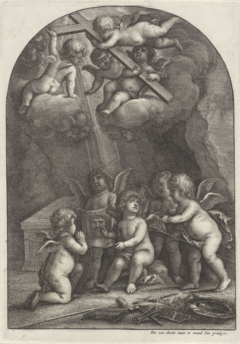 Pieter van Avont, 'Putti with the Passion instruments at Christ’s tomb' - image 3
