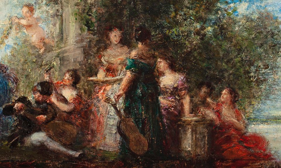 Musiciens dans un parc - image 3