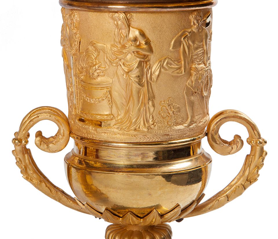An impressive French three-piece clock garniture - image 4