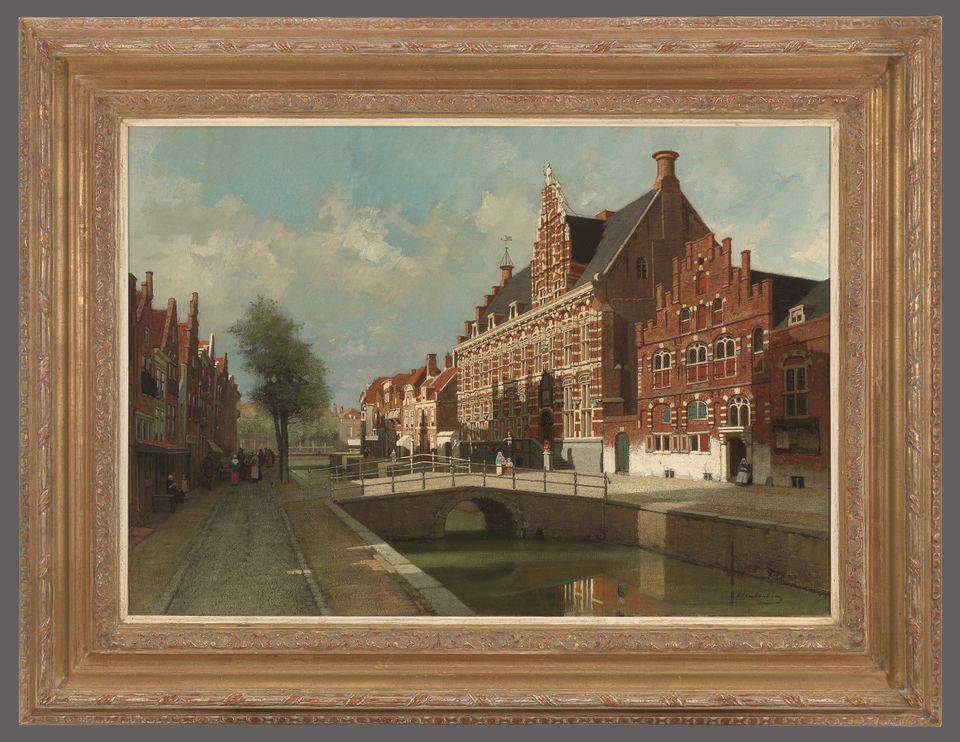 View on the Turfmarkt with Chancellery Leeuwarden - afbeelding 2
