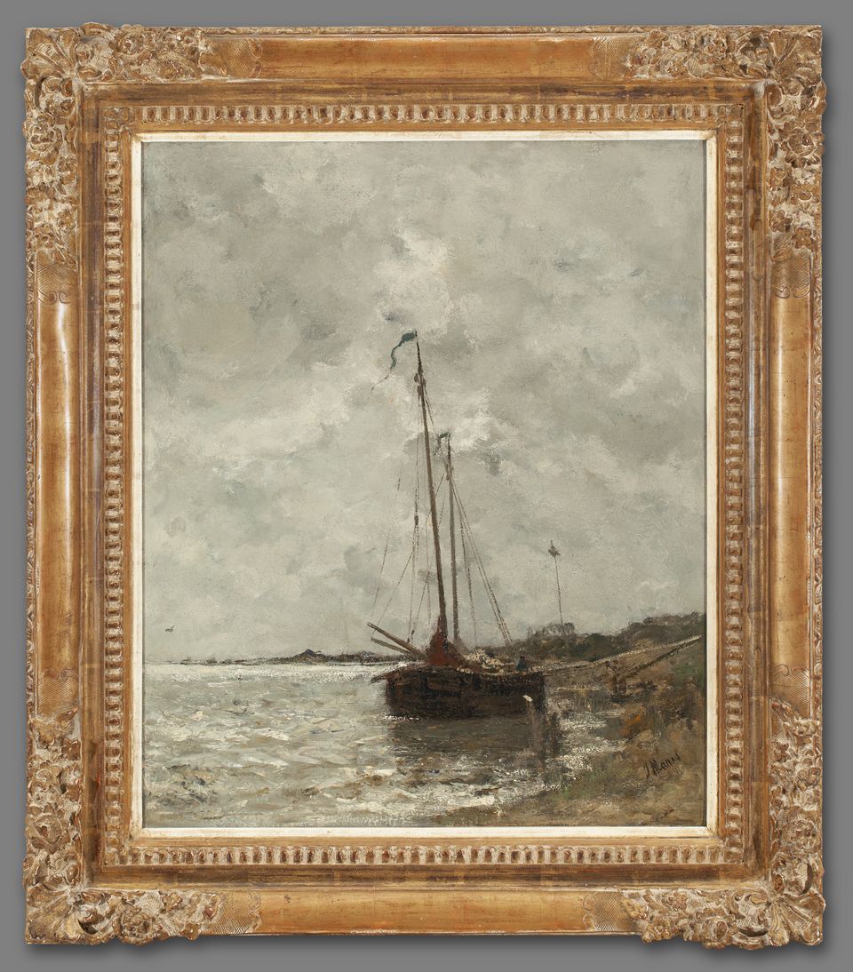 Ship on riverbank - afbeelding 2