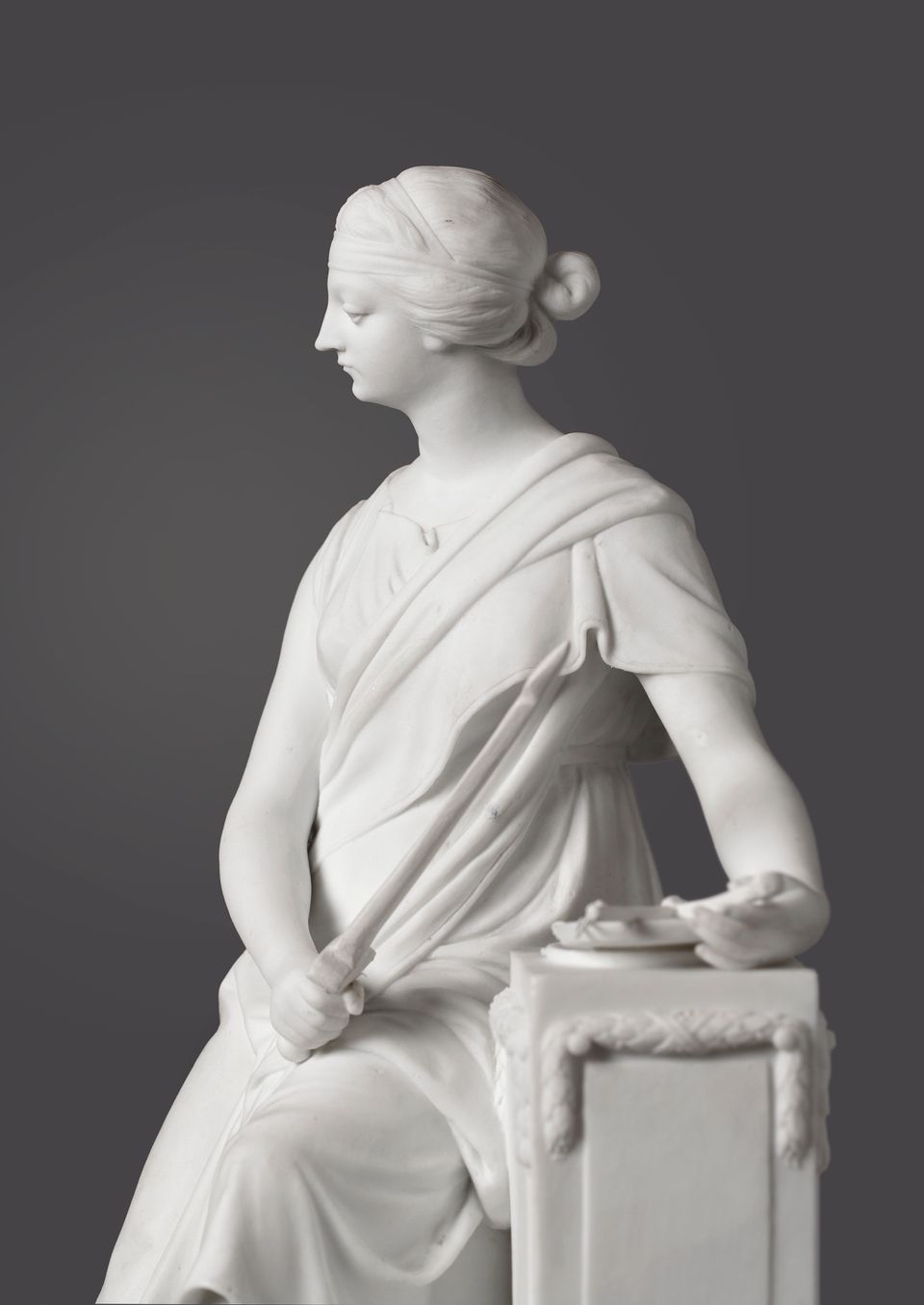 A pair of biscuit porcelain figures, Justice and Peace by Dihl et Guérhard, Paris - image 4