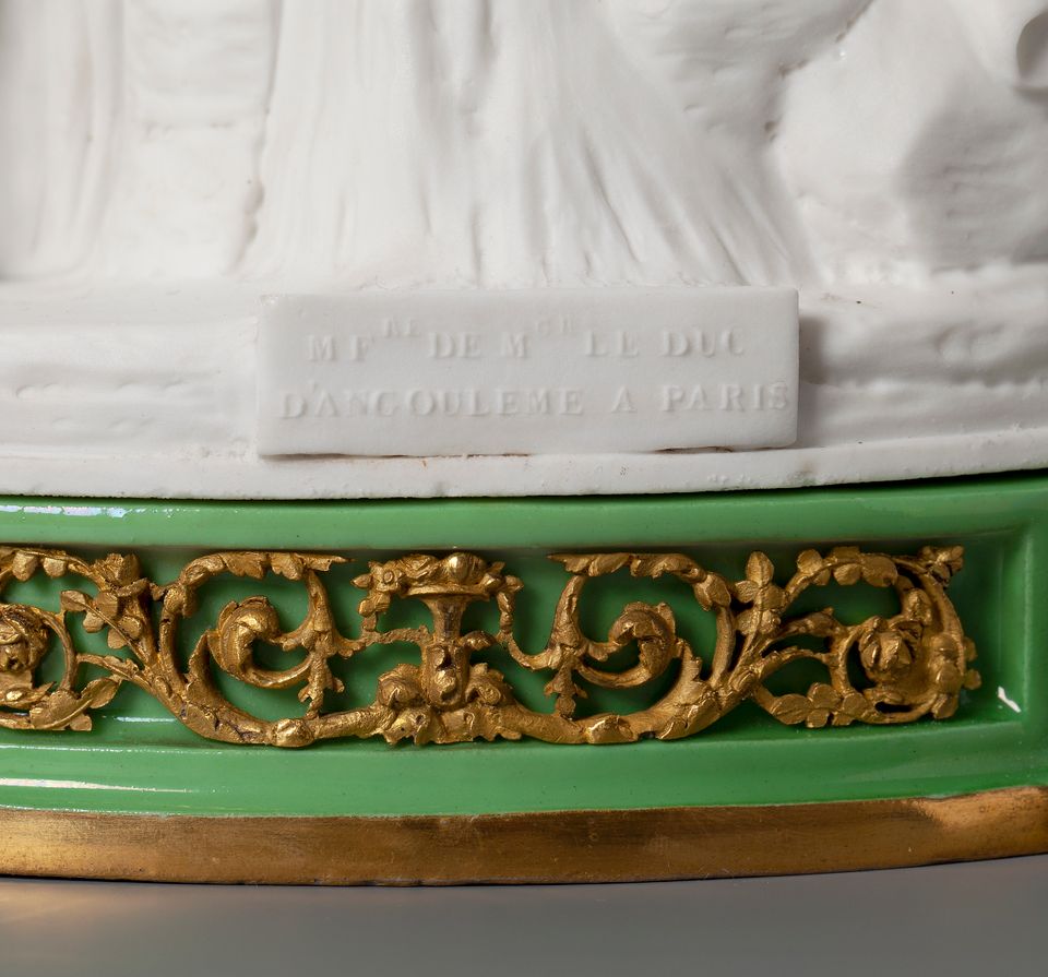 A pair of biscuit porcelain figures, Justice and Peace by Dihl et Guérhard, Paris - image 7