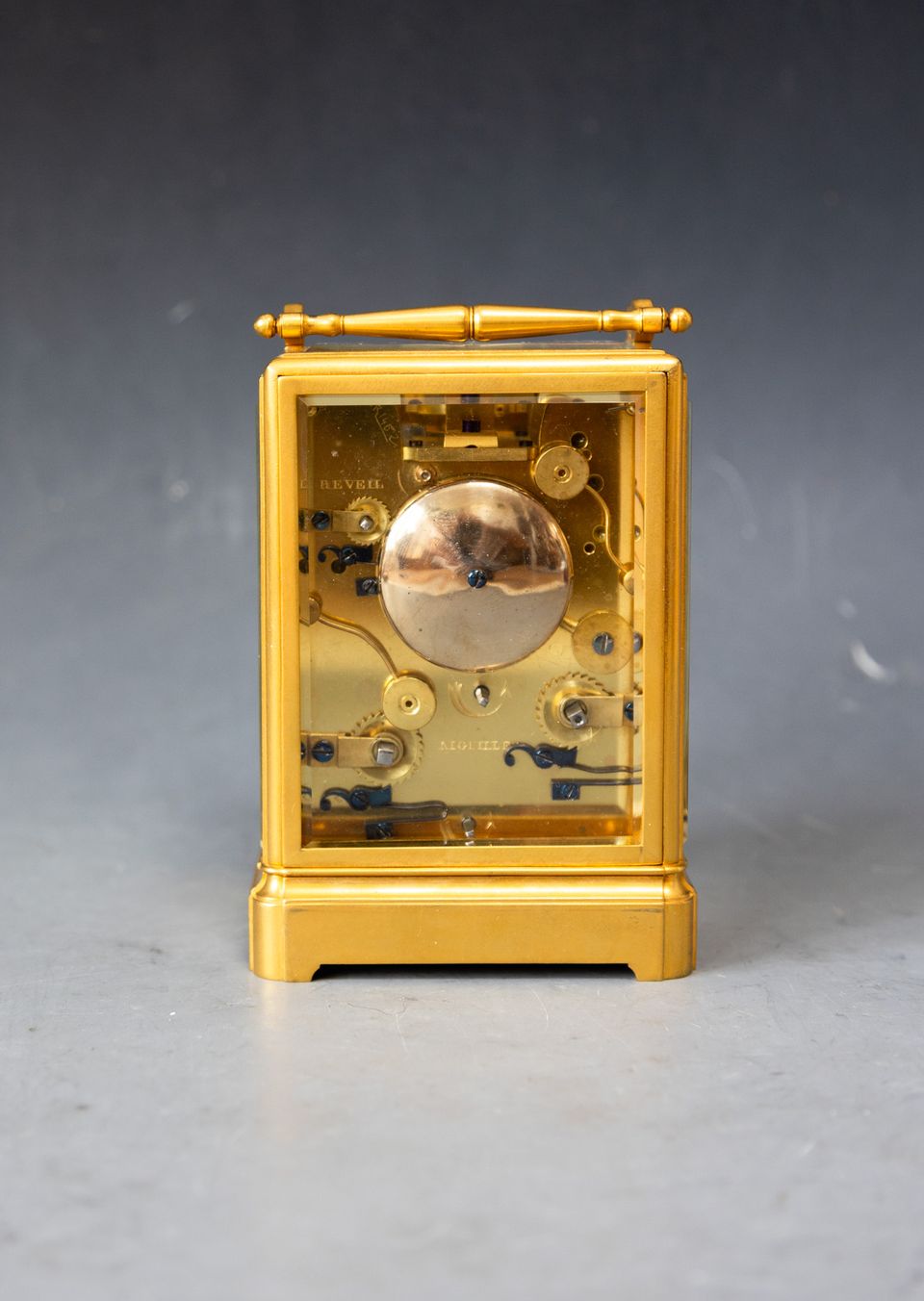 One piece case carriage clock, chronometer escapement. Signed Henry Robert à Paris, c. 1840. - image 3