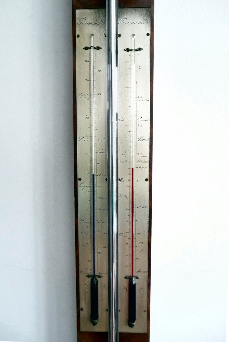 French Stick Barometer circa 1830 signed Vincent CHEVALIER ainé, Paris. - image 4