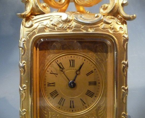 Exclusive gilt bronze portable coach clock, by Lawson & Son, Paris, France circa 1890. - image 3