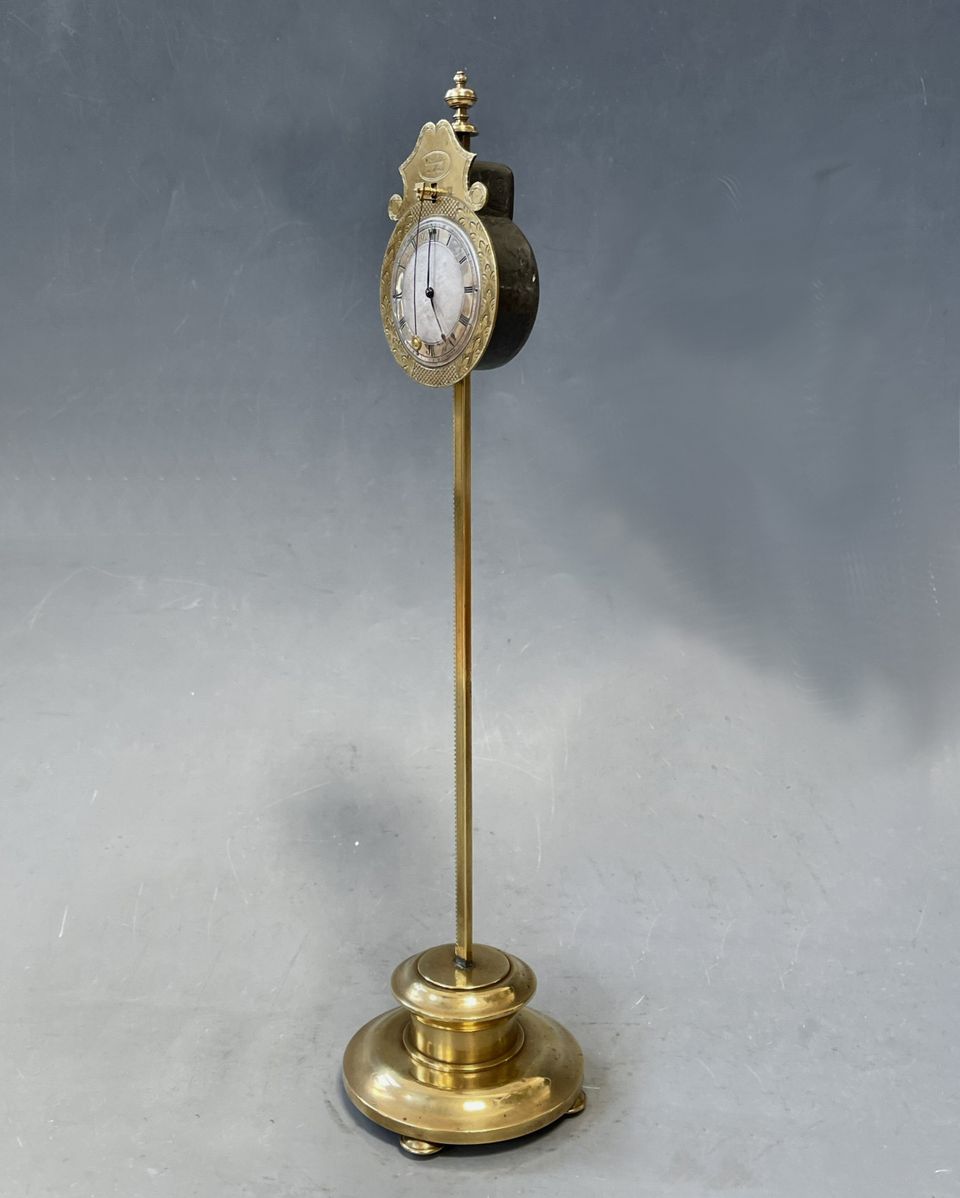 Elegant miniature ‘Zappler’ rackclock made by ‘Osthalder in Wien’ circa 1840 - image 3