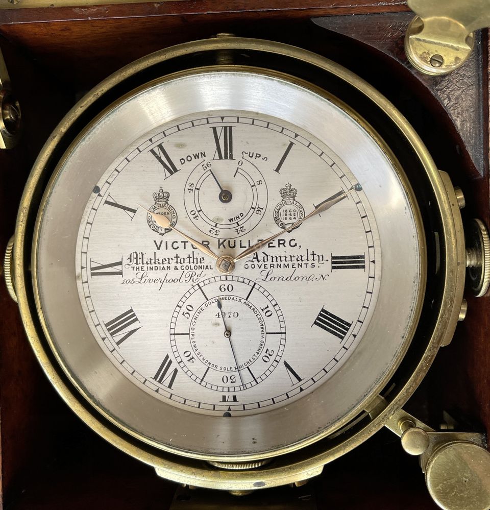 Exclusive marine chronometer, Victor Kullberg, Maker to the Admiralty, London, no 4970, c. 1888. - image 2