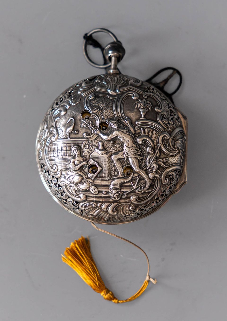 Coach Watch, also known as a Clockwatch, c. 1780. Signed Melly à Paris. - image 3