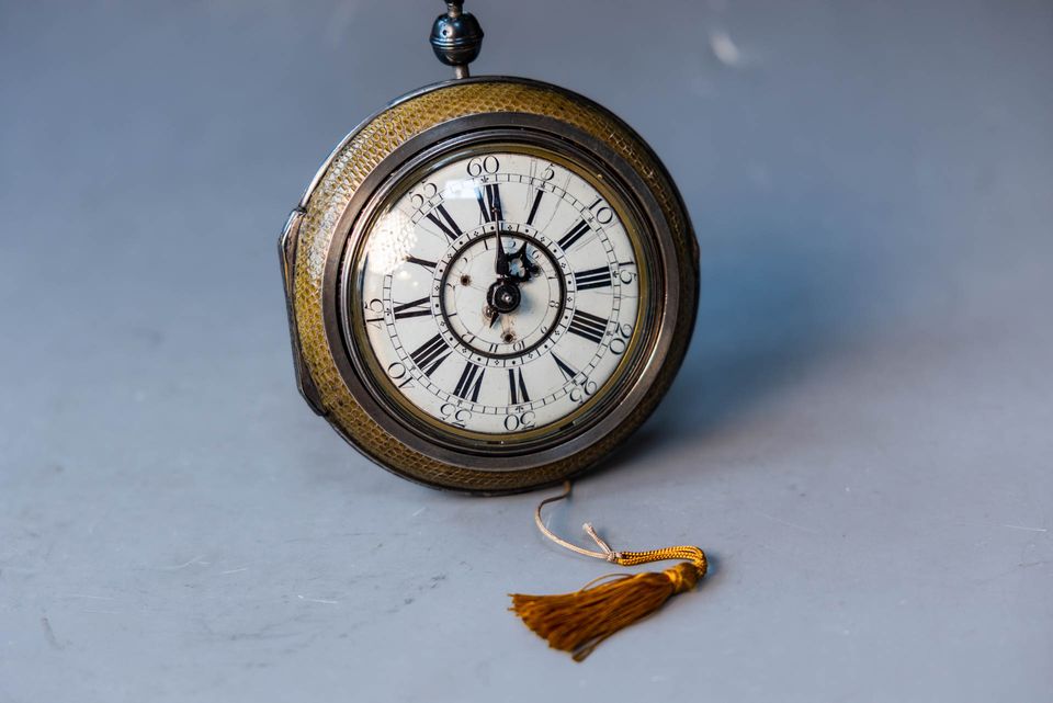 Coach Watch, also known as a Clockwatch, c. 1780. Signed Melly à Paris. - image 5