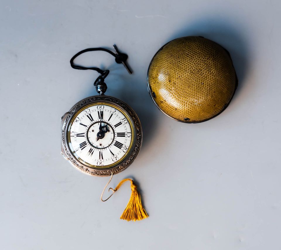 Coach Watch, also known as a Clockwatch, c. 1780. Signed Melly à Paris. - image 6