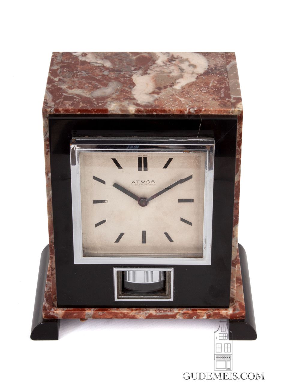 A French Art Deco marble Reutter patent atmos clock, circa 1932 - image 5