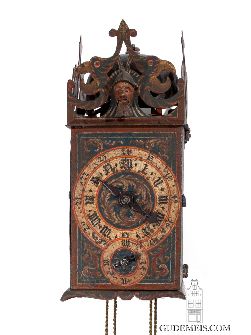 An early South German polychrome automaton wall clock, circa 1590. - image 2