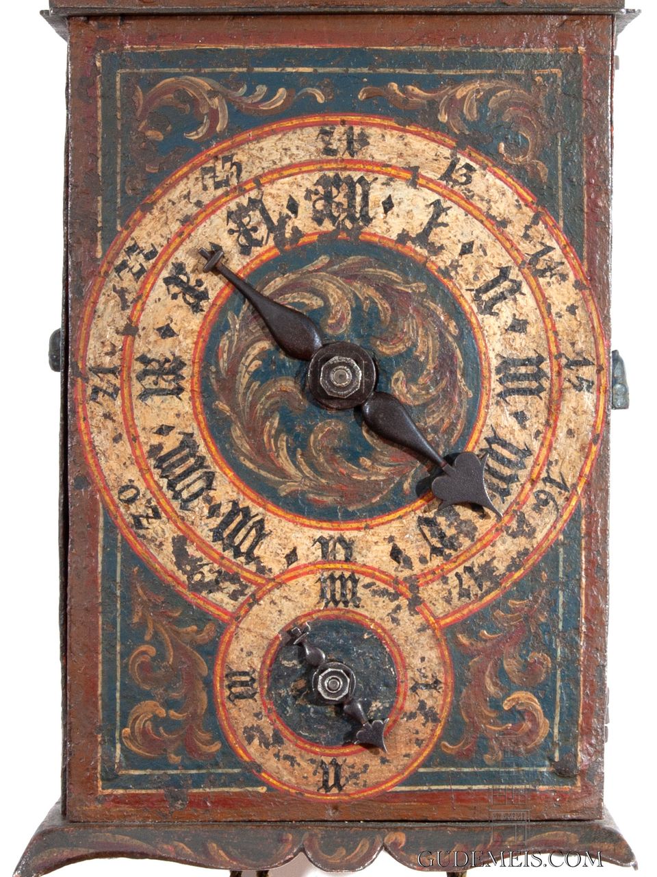 An early South German polychrome automaton wall clock, circa 1590. - image 5