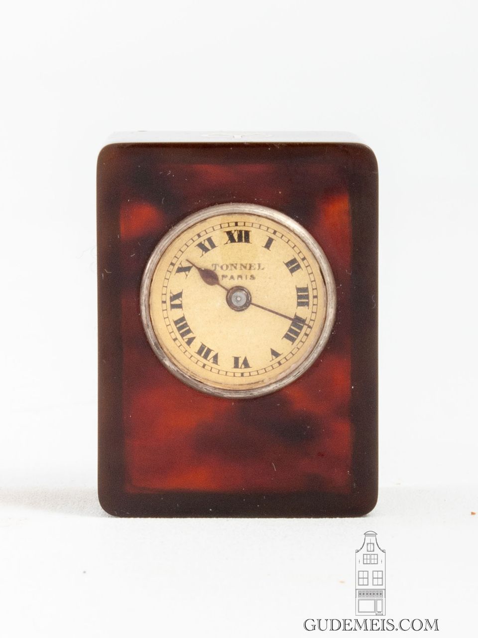 A sub miniature French Art Deco travel clock, circa 1920 - image 2