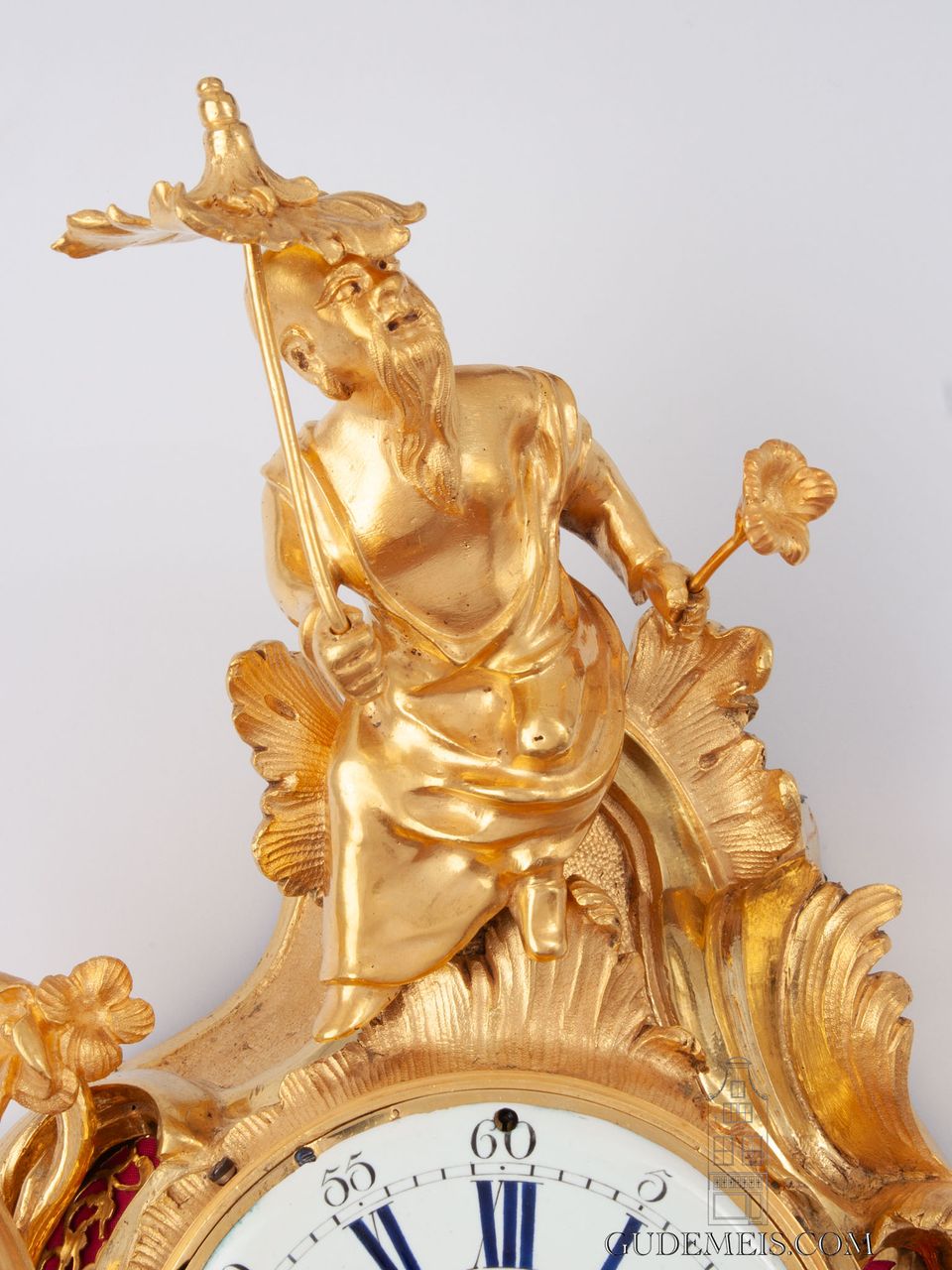 A fine French Louis XV ormolu cartel wall clock, Décle A Paris, 1754 - image 4