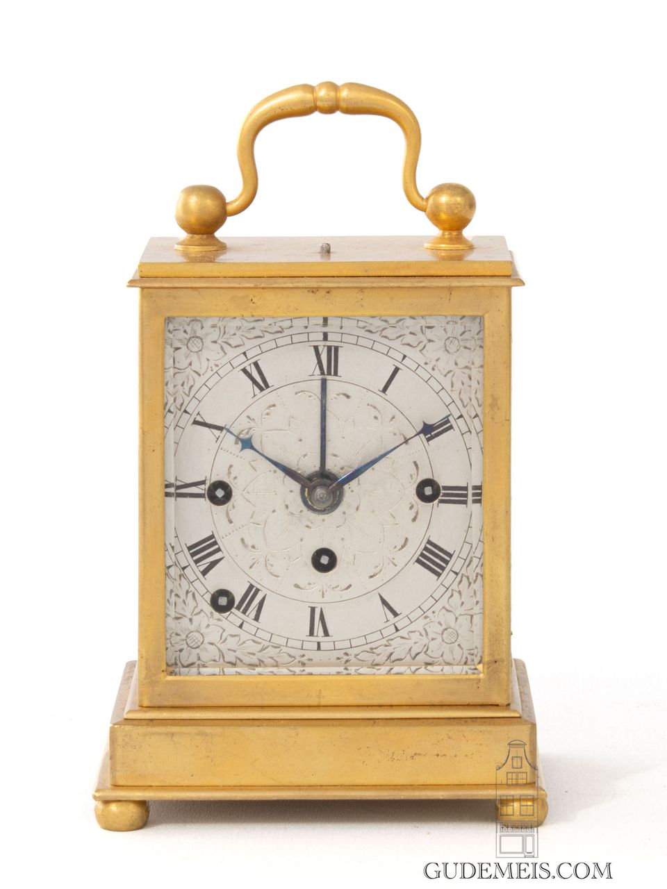 A small Austrian grande sonnerie travel clock, circa 1850. - image 5