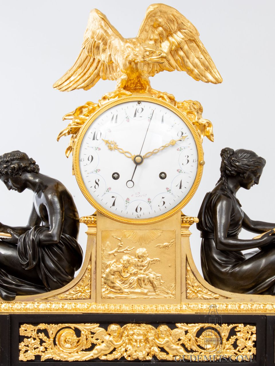 A large French Louis XVI mantel clock study and philosophy, Remond, circa 1790. - image 7