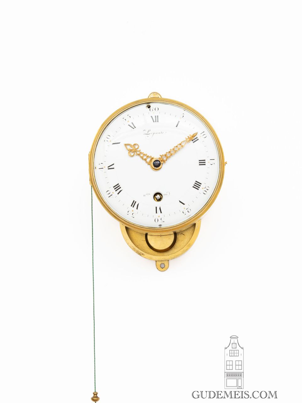 A rare French Louis XVI quarter repeating wall timepiece, Lepaute, circa 1783. - image 2