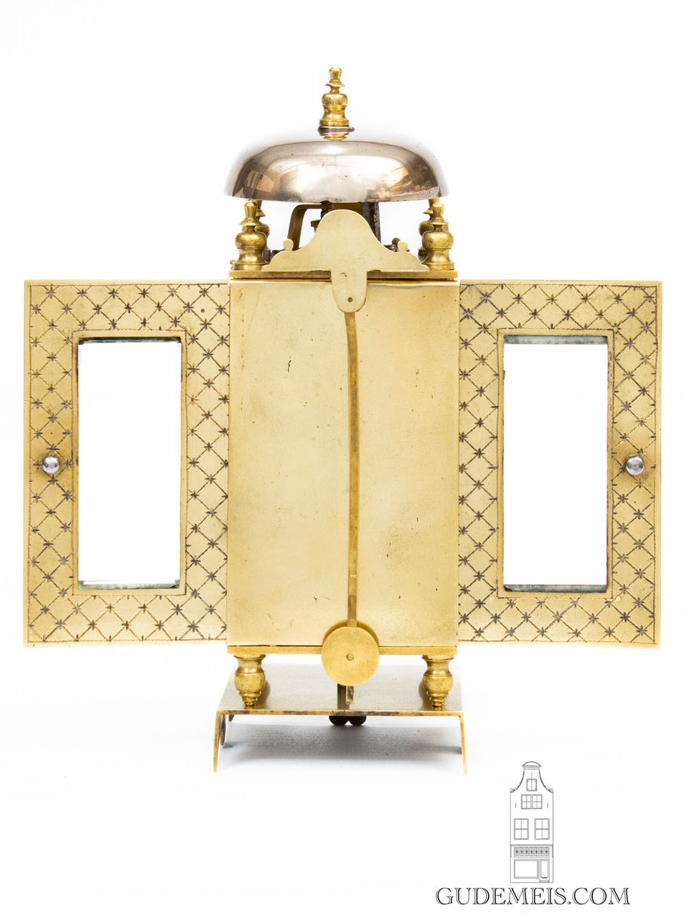 A miniature Northern French brass table lantern clock, circa 1780 - image 5