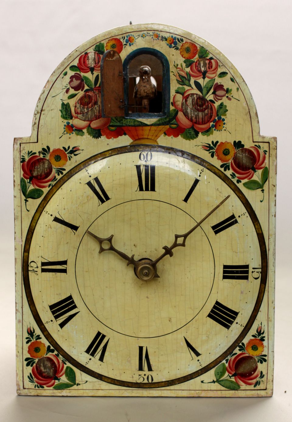 An early German Black Forest polychrome Cuckoo wall clock, circa 1830 - image 4
